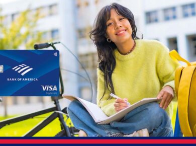 Benefits for the Bank of America® Travel Rewards Credit Card for Students